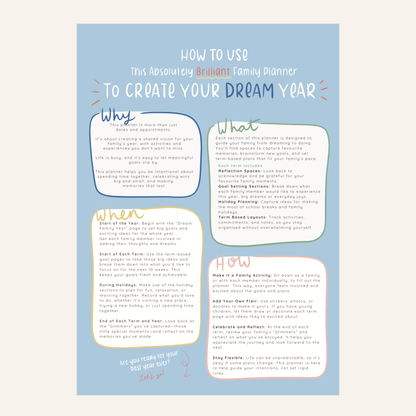 Family Dream Life Planner 2026