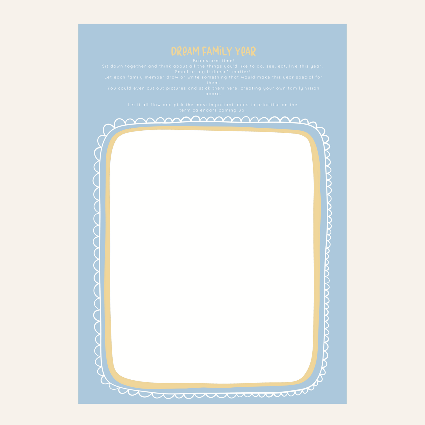 Family Dream Life Planner 2026