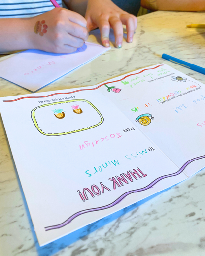 Teacher Thank You Keepsake Cards – Printable Digital Download