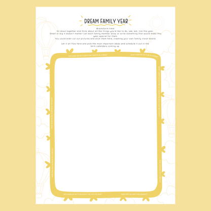 Family Dream Life Planner 2025