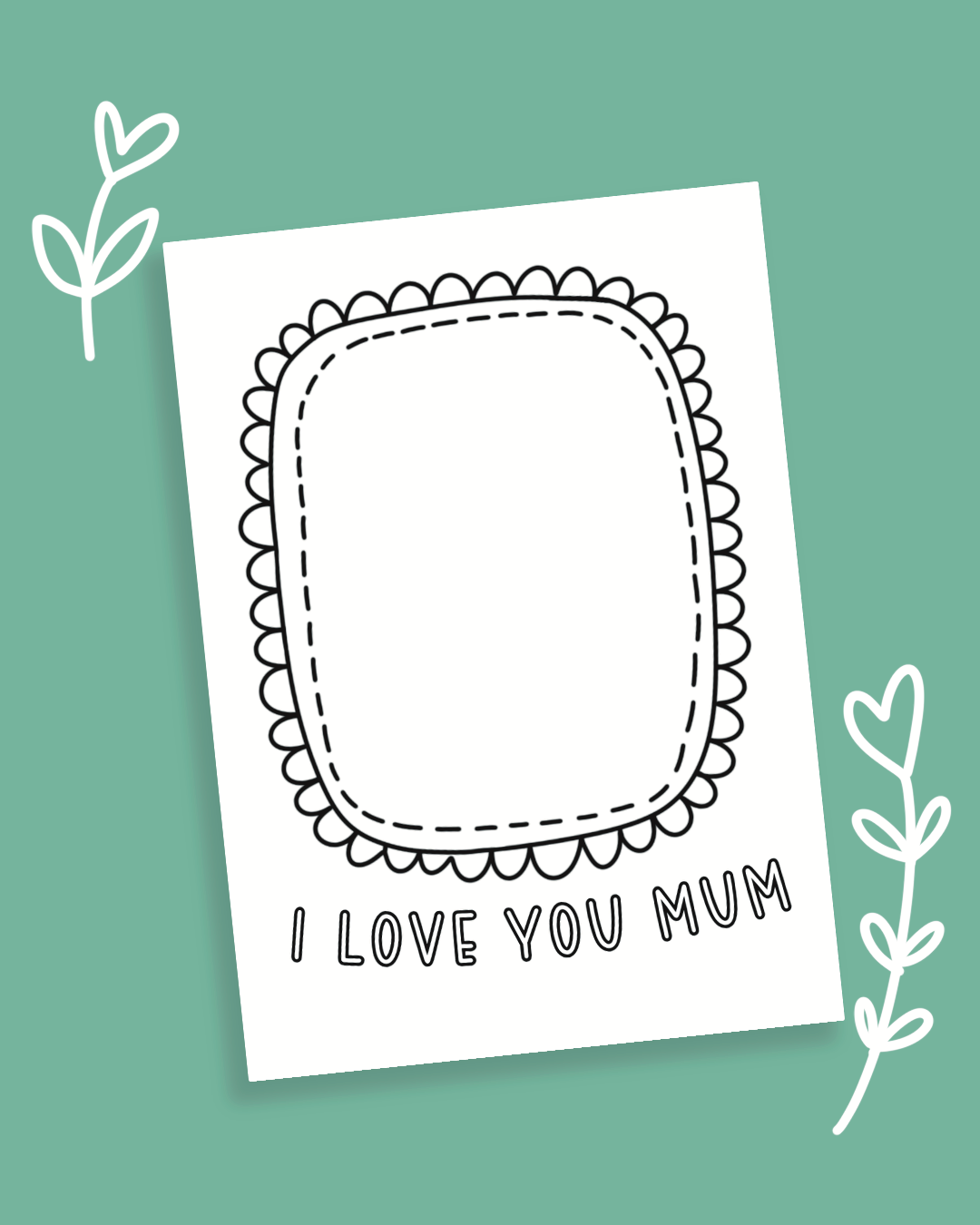 Mother’s Day Keepsake Cards – Printed Set (Pack of 4 with Envelopes)