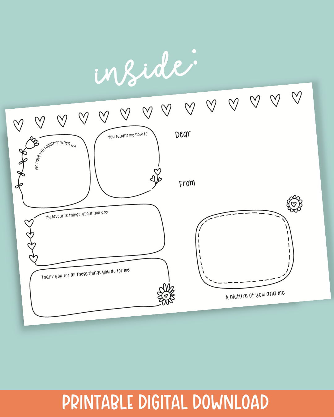 Mother’s Day Keepsake Cards – Printable Digital Download