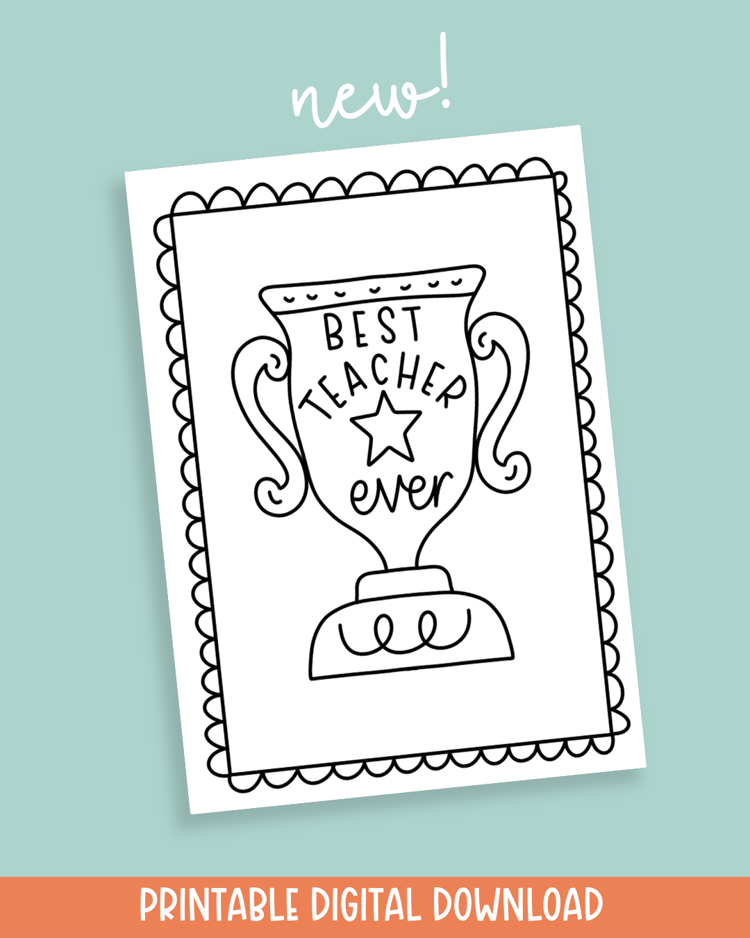 Teacher Thank You Keepsake Cards – Printable Digital Download